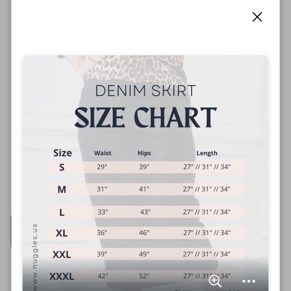 Nuggles brand denim skirts - Picture 8 of 8